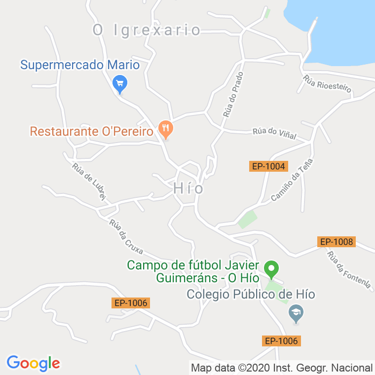 Código Postal de Hio, O (Santo Andre) en Pontevedra