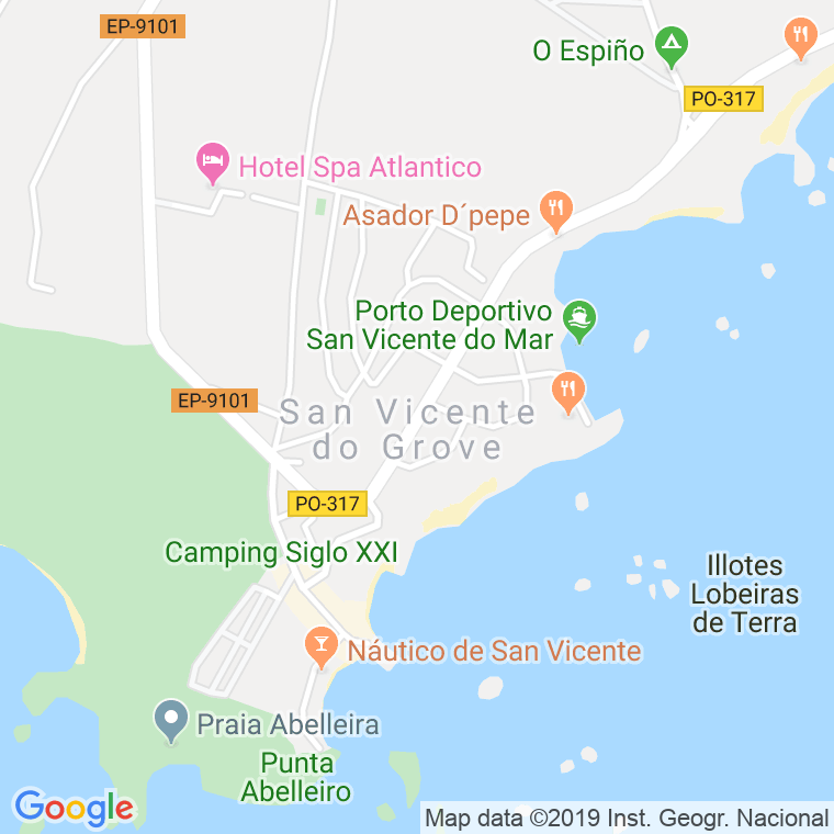 Código Postal de San Vicente Do Grove (San Vicente) en Pontevedra