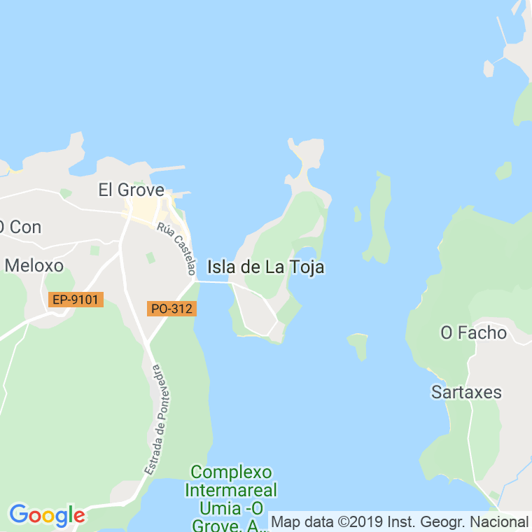 Código Postal de Toxa, Illa Da en Pontevedra