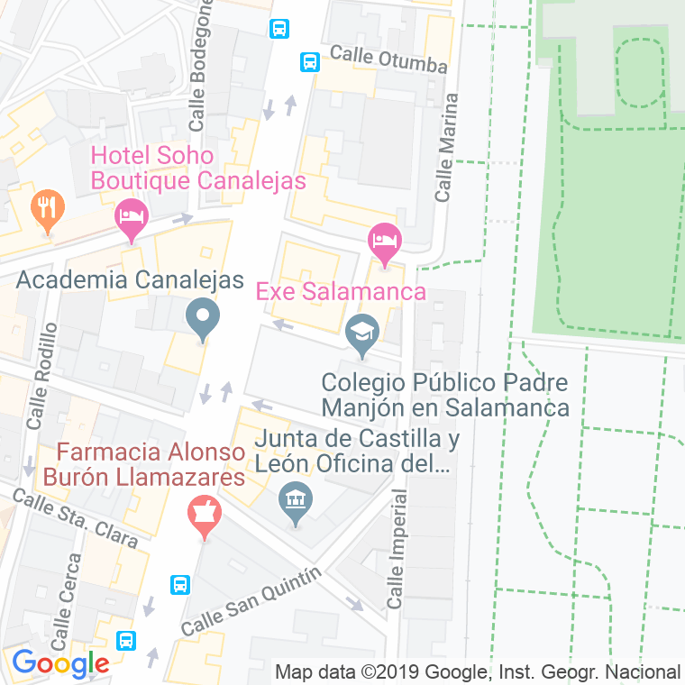 Código Postal calle Ceriñola en Salamanca