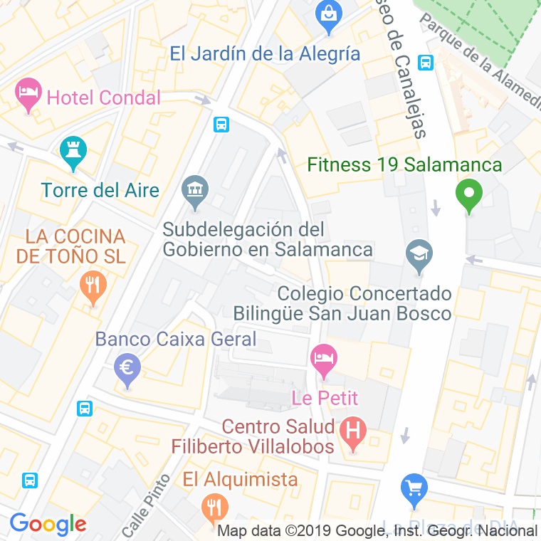Código Postal calle Palomo en Salamanca
