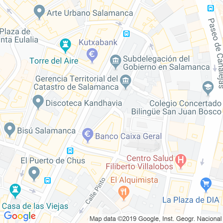 Código Postal calle Reja en Salamanca