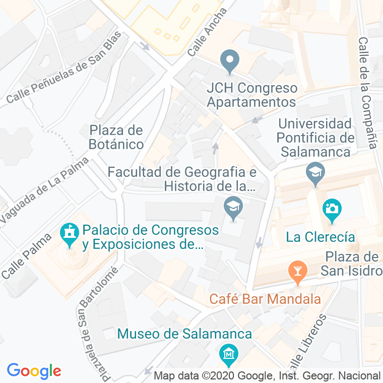 Código Postal calle Rabanal en Salamanca