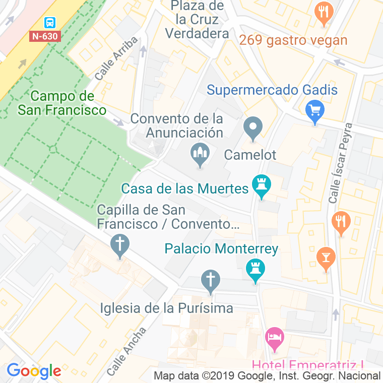 Código Postal calle Ursulas, Las en Salamanca