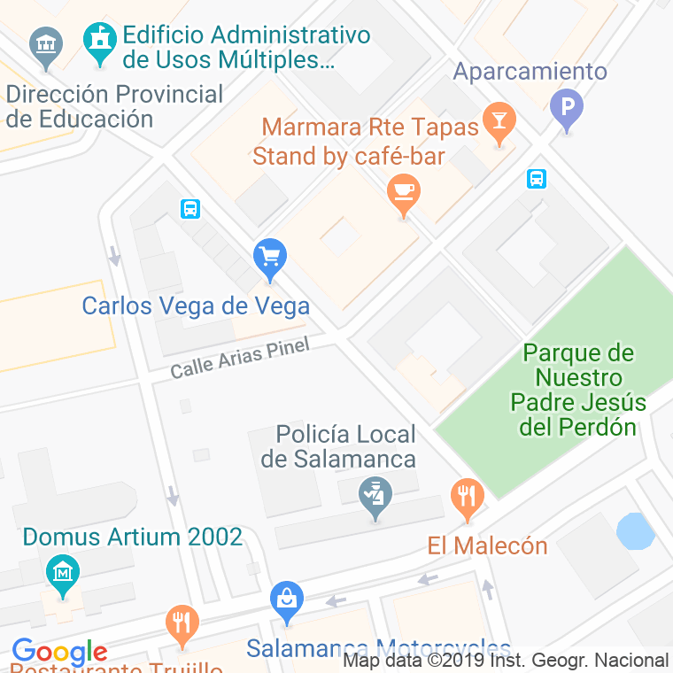 Código Postal calle Abraham Zacut en Salamanca