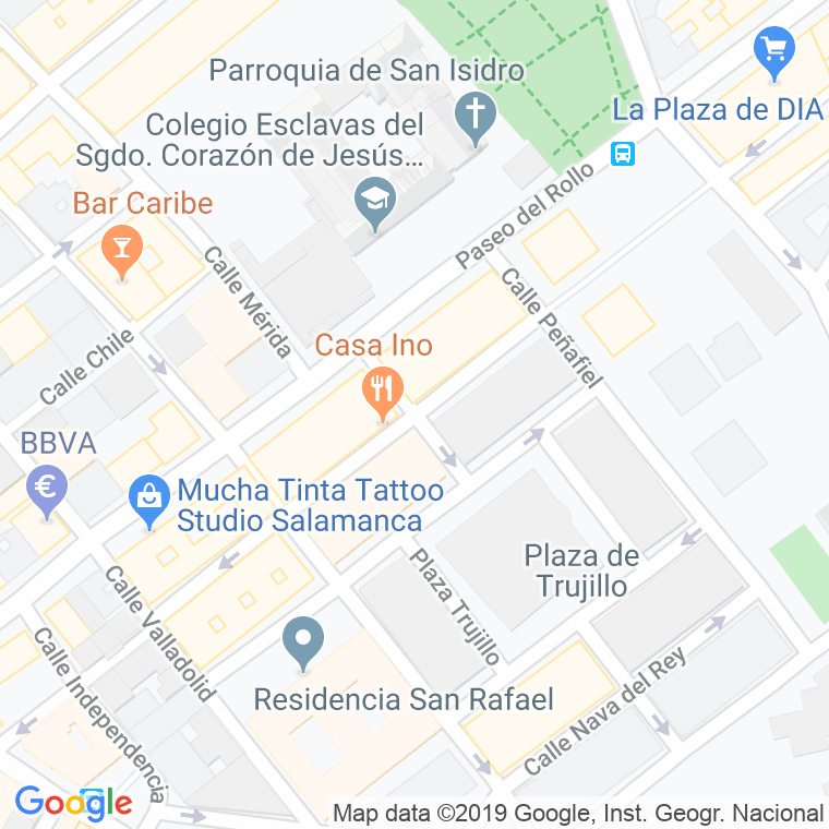 Código Postal calle Alcañices en Salamanca