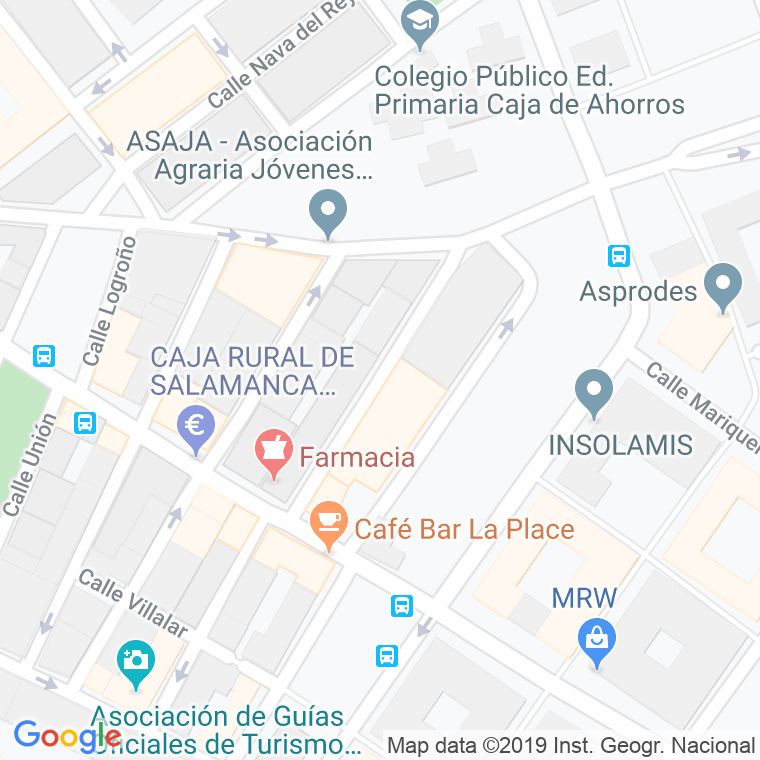 Código Postal calle Alegria en Salamanca