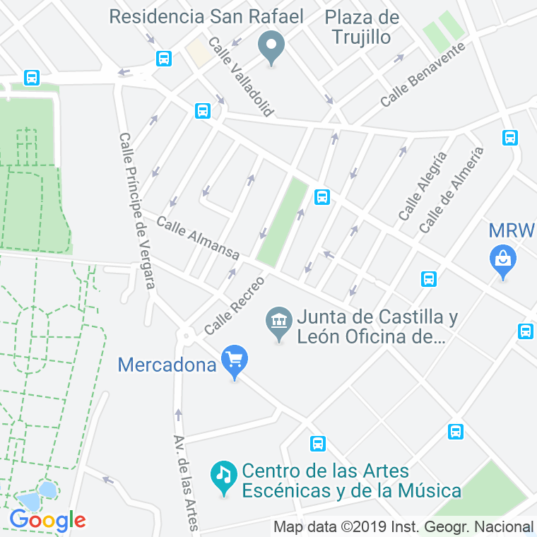 Código Postal calle Almansa en Salamanca