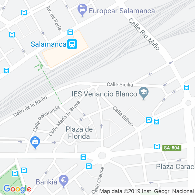 Código Postal calle Ciudad Real en Salamanca