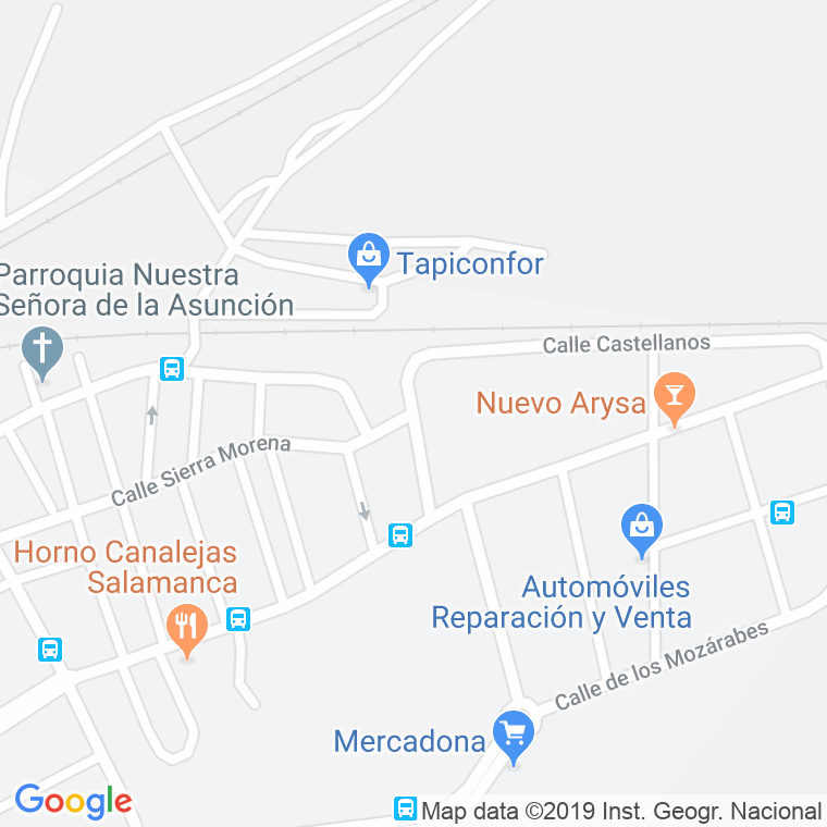 Código Postal calle Conde Jusivado en Salamanca