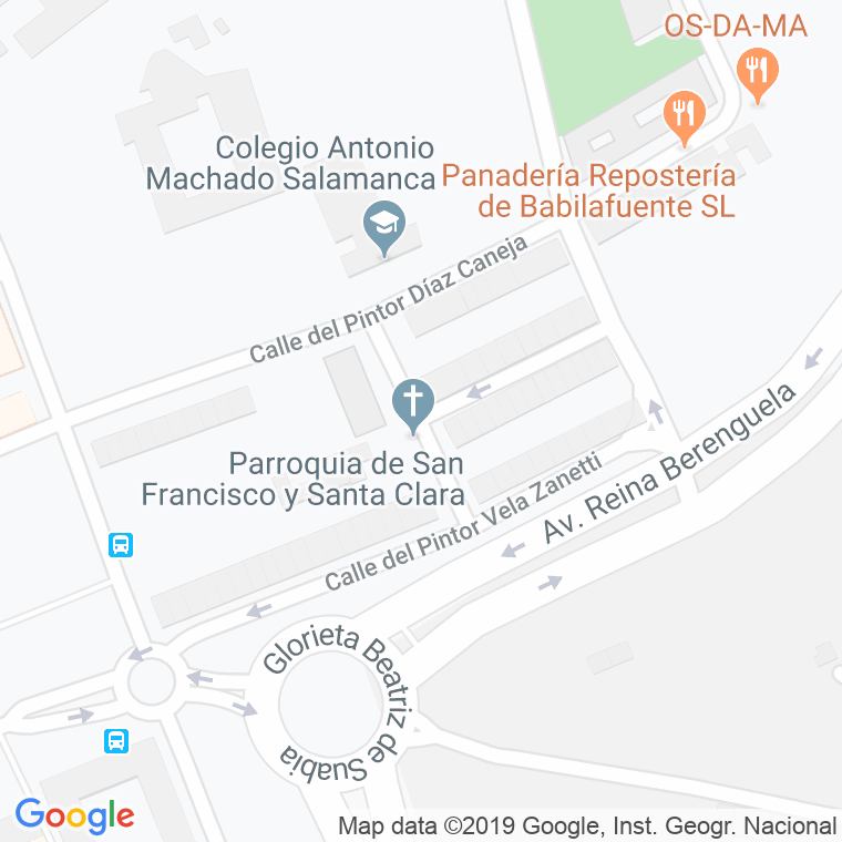 Código Postal calle Escultor Gonzalez Macias en Salamanca