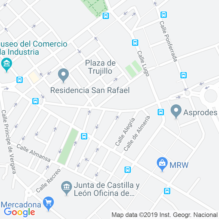 Código Postal calle Estrecho De La Aldehuela, camino en Salamanca
