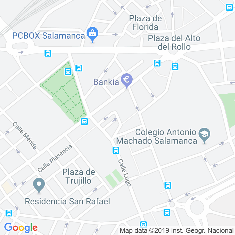 Código Postal calle Ferral, El en Salamanca