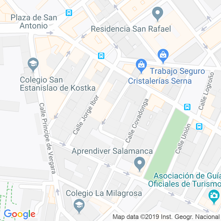 Código Postal calle Guadalete en Salamanca