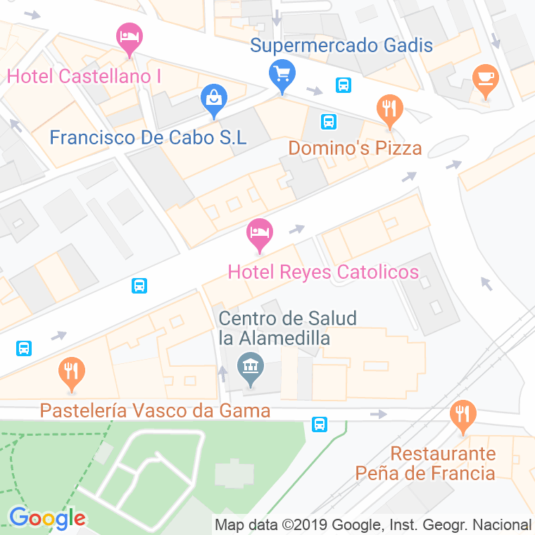 Código Postal calle Estacion, paseo en Salamanca