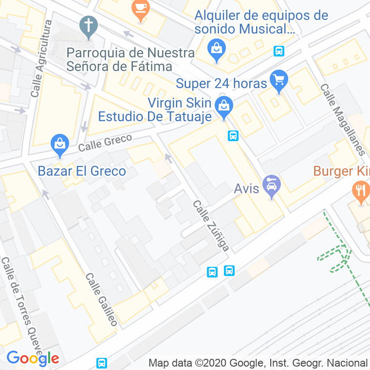 Código Postal calle Orellana en Salamanca