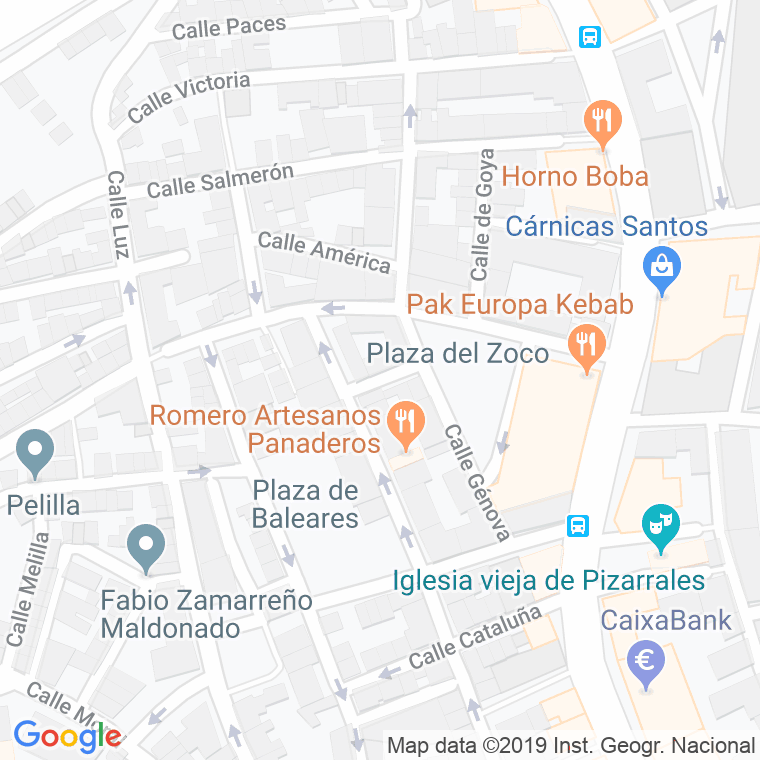 Código Postal calle Ceuta en Salamanca