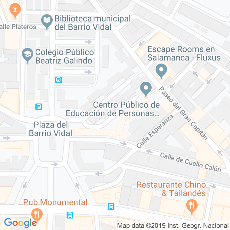 Código Postal calle Comercio en Salamanca