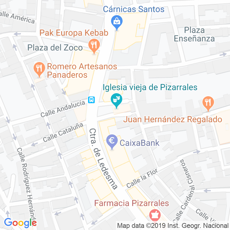 Código Postal calle Cruce en Salamanca