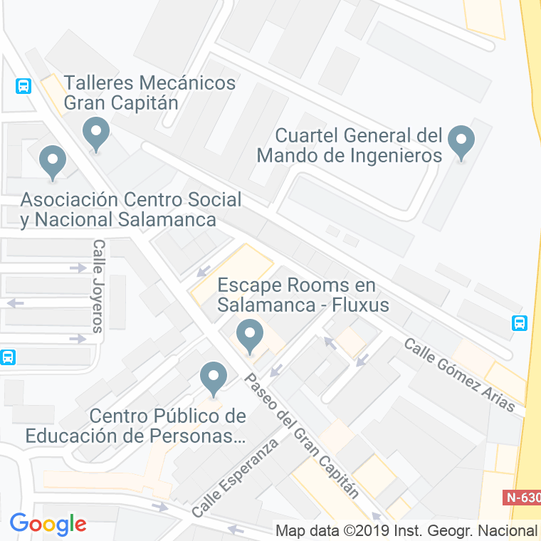 Código Postal calle Diego De Deza en Salamanca