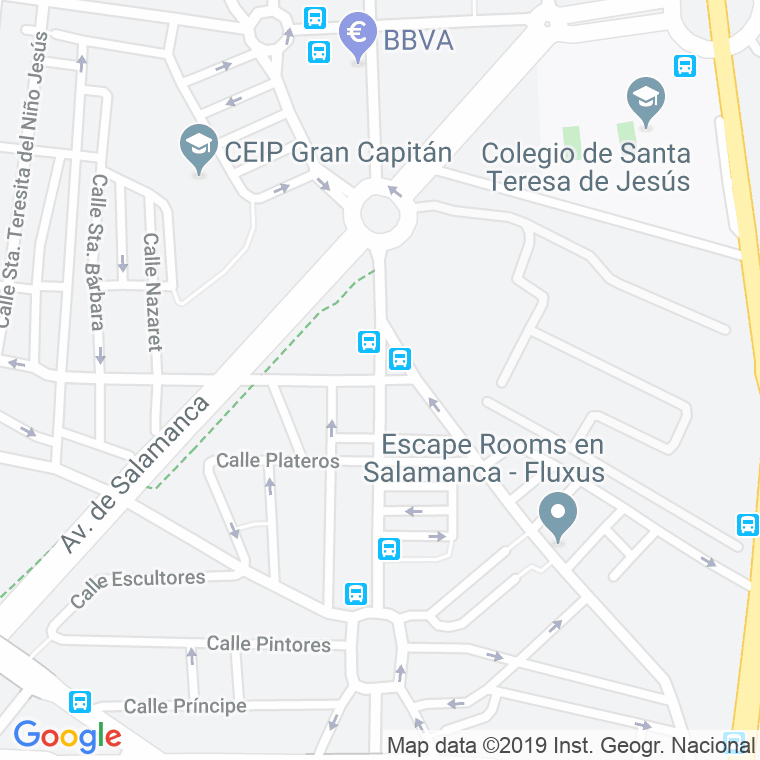Código Postal calle Emigdio De La Riva en Salamanca
