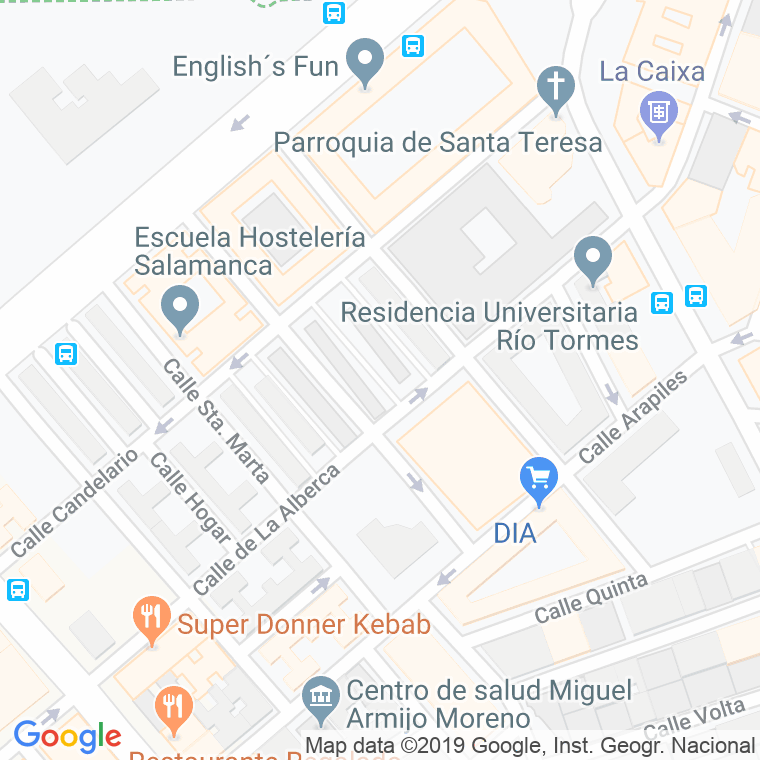Código Postal calle Armuña, La en Salamanca