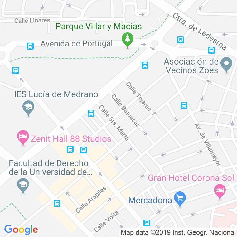 Código Postal calle Beleña en Salamanca