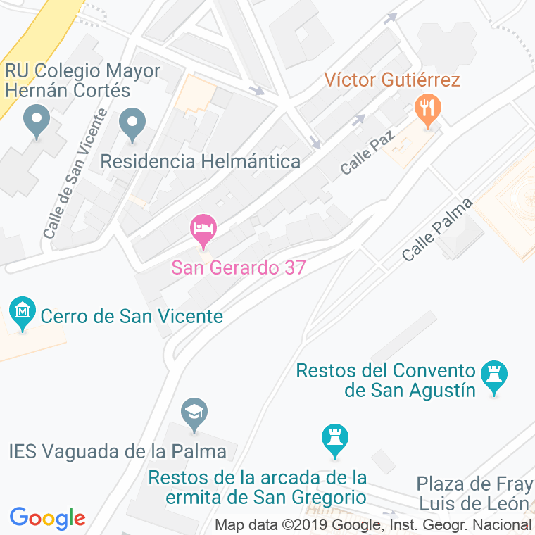Código Postal calle Empedrada en Salamanca