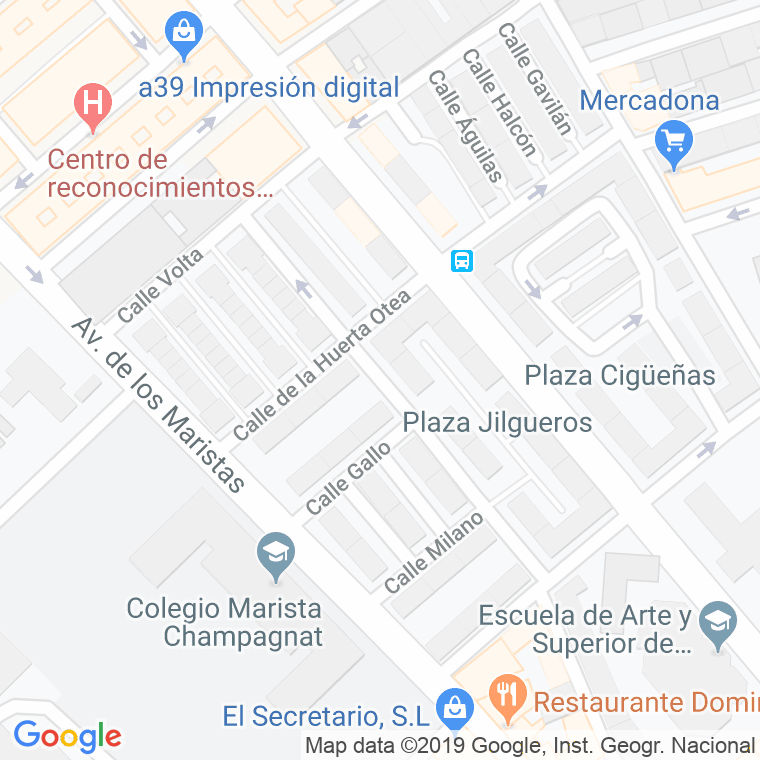 Código Postal calle Gacela en Salamanca
