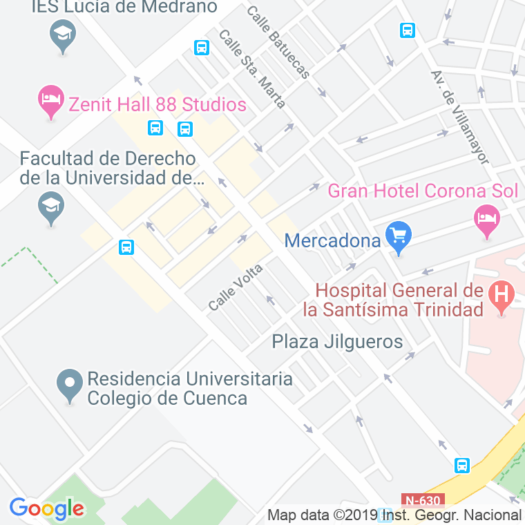 Código Postal calle Gamo en Salamanca