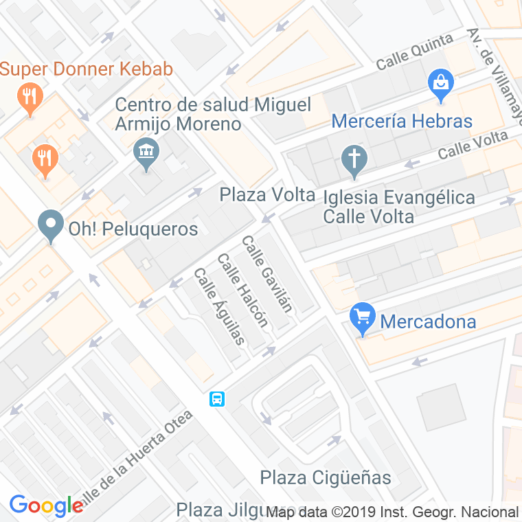 Código Postal calle Gavilan en Salamanca