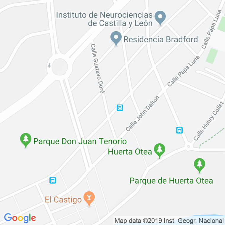 Código Postal calle George Borrow en Salamanca