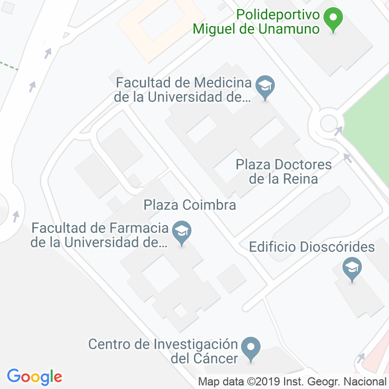 Código Postal calle Licenciado Mendez Nieto en Salamanca