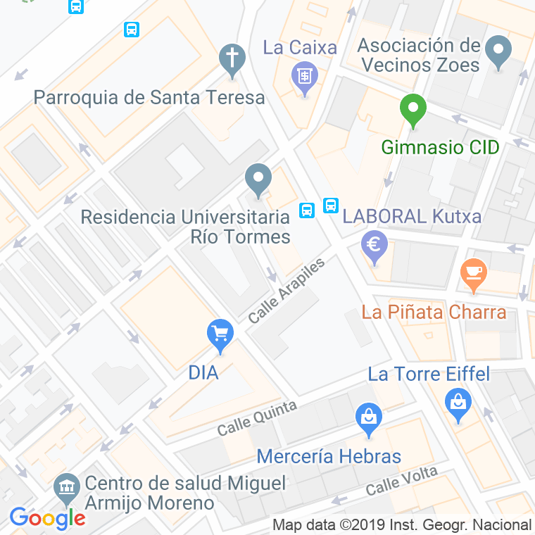 Código Postal calle Lumbrales en Salamanca