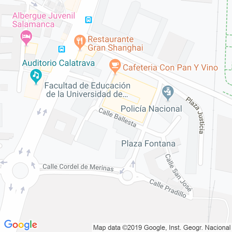 Código Postal calle Ballesta en Salamanca