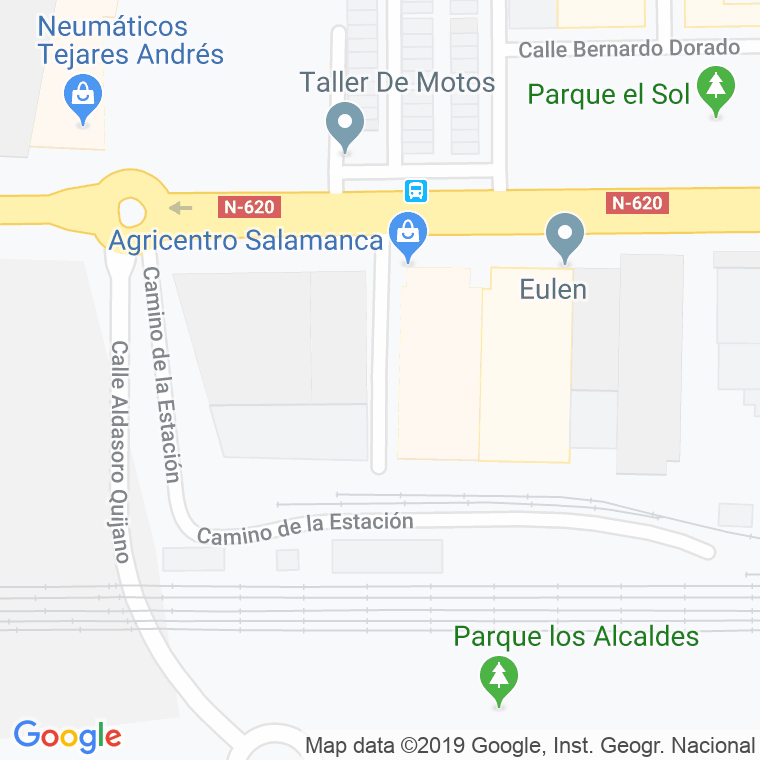 Código Postal calle Campesinos en Salamanca