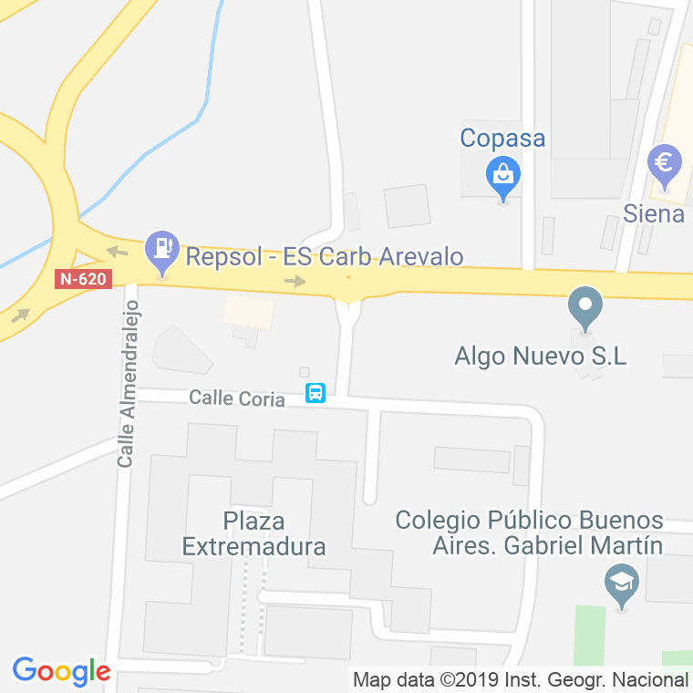 Código Postal calle Coria en Salamanca