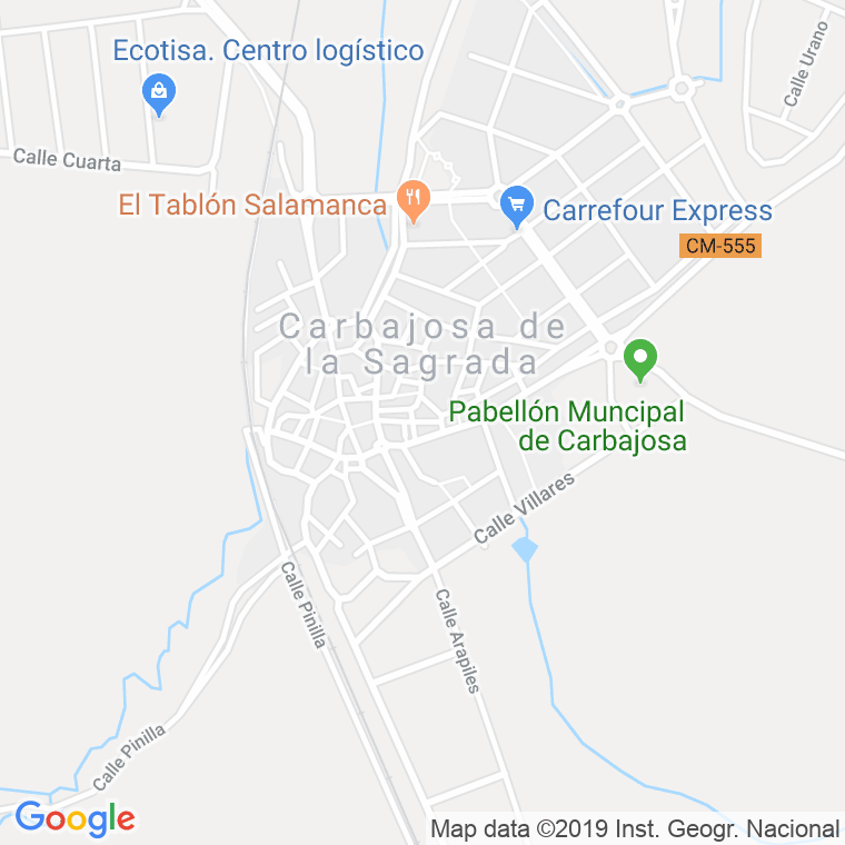 Código Postal de Carbajosa De La Sagrada en Salamanca