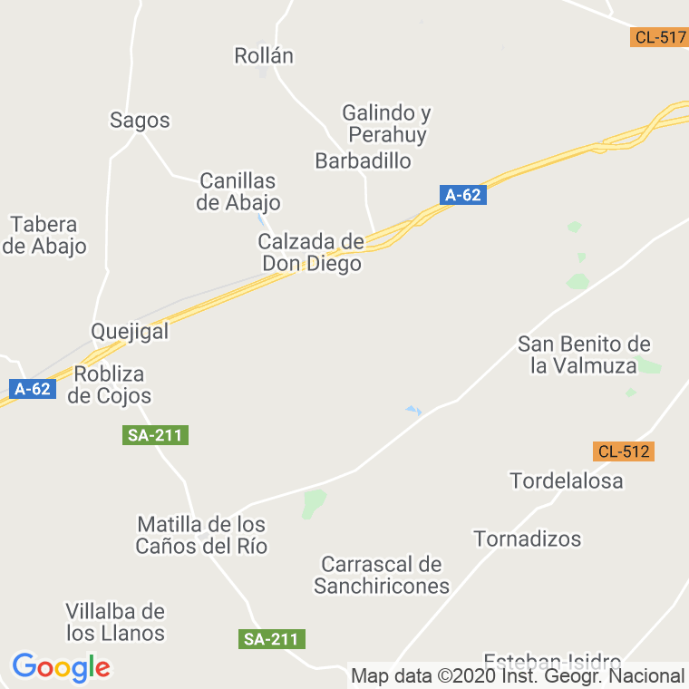 Código Postal de Barbadillo en Salamanca