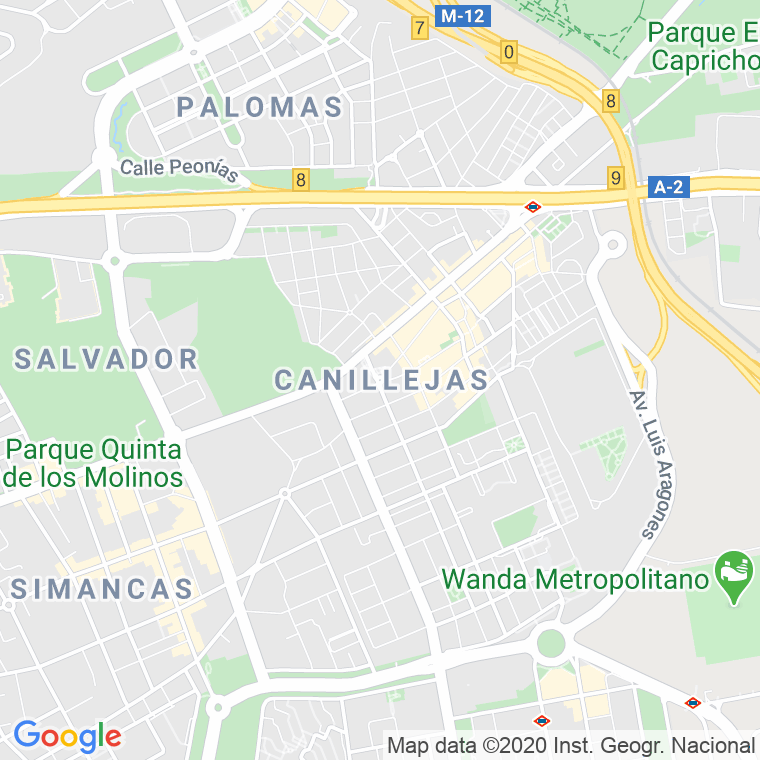 Código Postal de Canillejas en Salamanca
