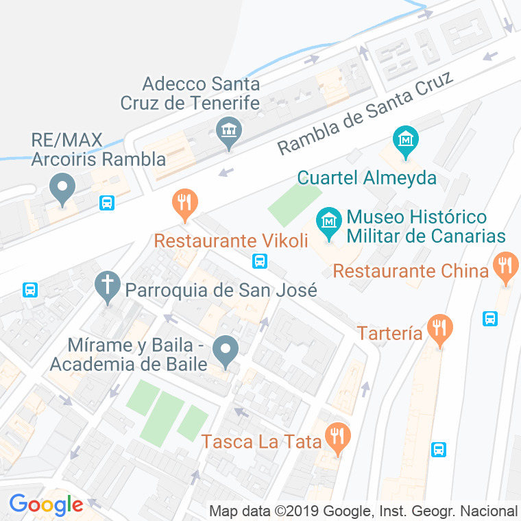 Código Postal calle Almeyda, pasaje en Santa Cruz de Tenerife