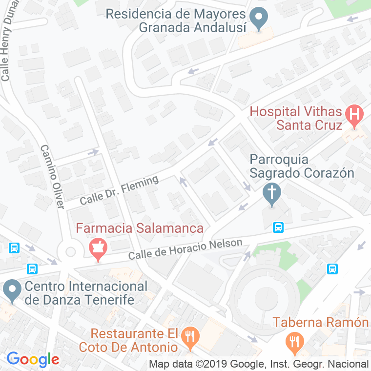 Código Postal calle Doctor Marañon en Santa Cruz de Tenerife