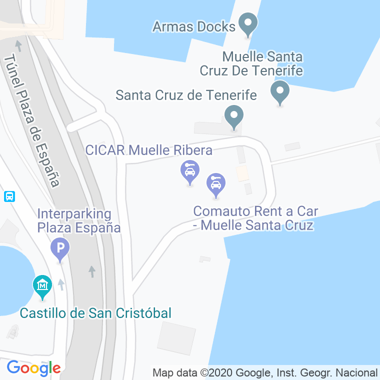 Código Postal calle Ribera, La en Santa Cruz de Tenerife