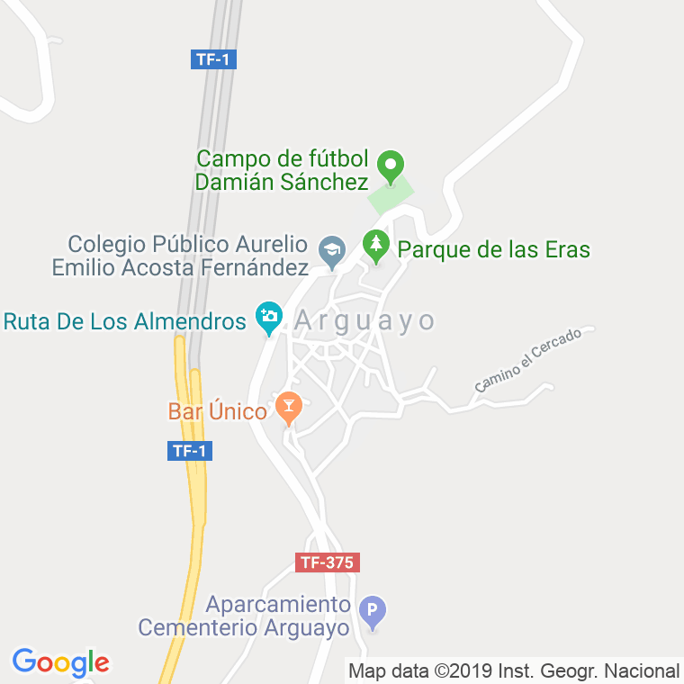 Código Postal calle Argüayo en Santa Cruz de Tenerife