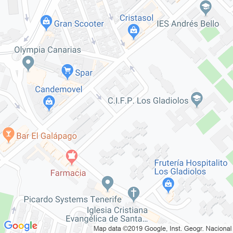 Código Postal calle Huaracheros, Los en Santa Cruz de Tenerife
