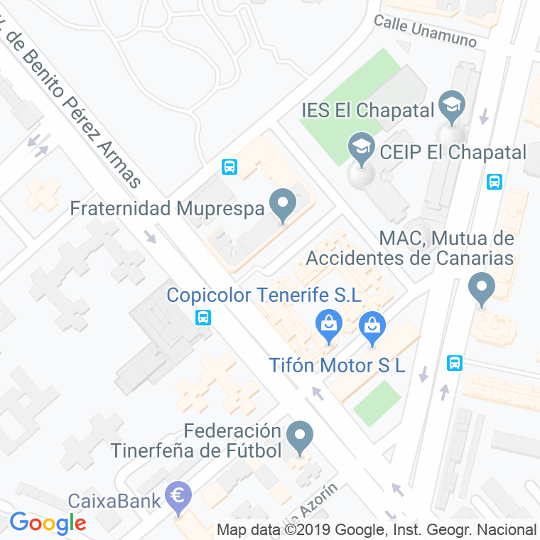 Código Postal calle Jorge Guezala en Santa Cruz de Tenerife