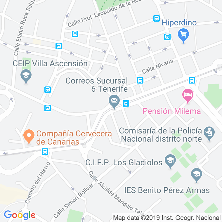 Código Postal calle Turina en Santa Cruz de Tenerife