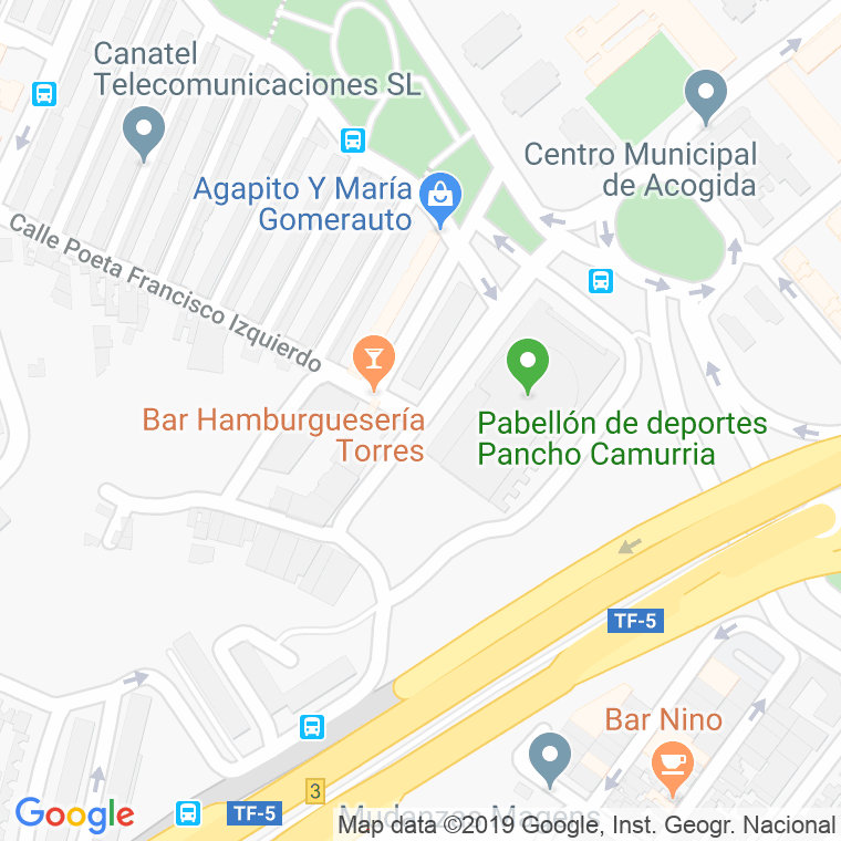 Código Postal calle Caracas en Santa Cruz de Tenerife