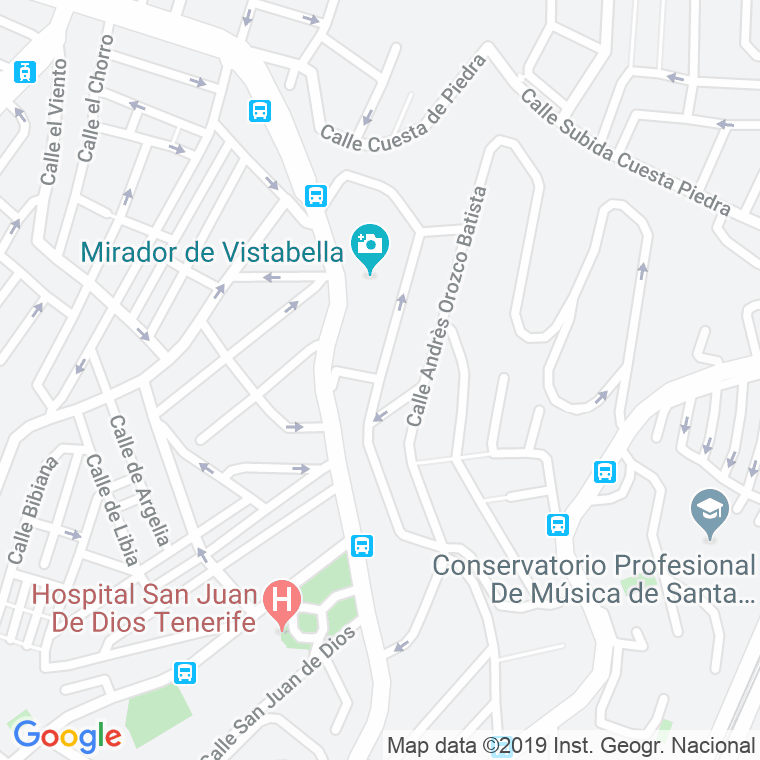 Código Postal calle Eusebio Ramos Y Gonzalez en Santa Cruz de Tenerife