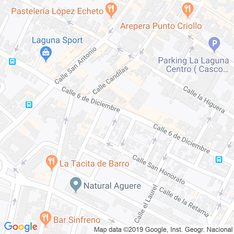 Código Postal calle Brezo en Laguna,La